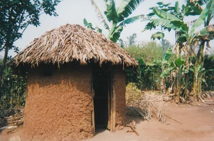 Father builds nice houses for the families in the village of Musha