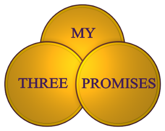 My Three Promises by Peter Tassi - Unleash your inner power and find true happiness.